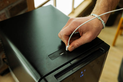 Essential Cooler - Lockable Mini Fridge Temperature & Humidity Control