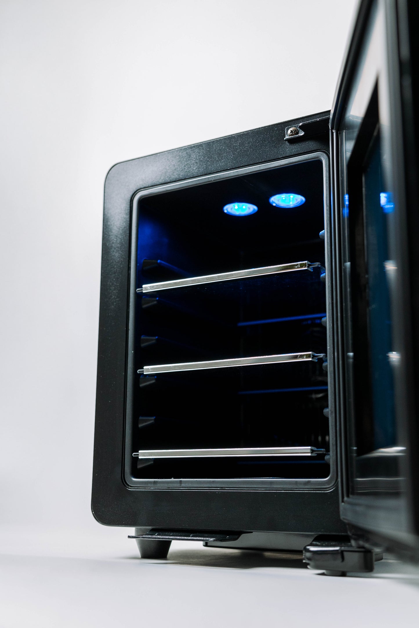 Essential Cooler - Lockable Mini Fridge Temperature & Humidity Control