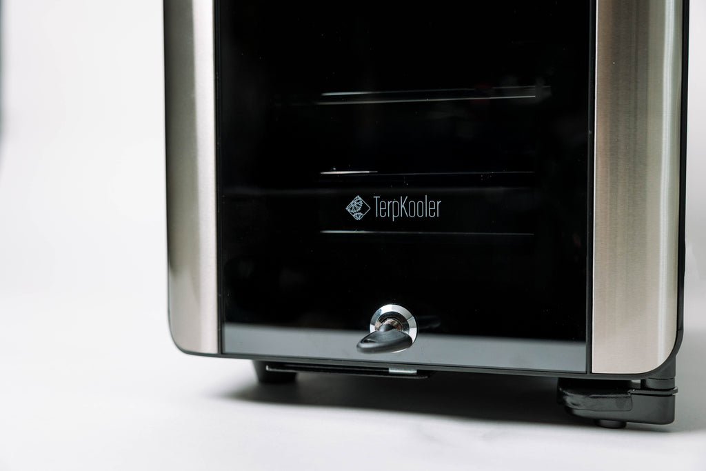 Essential Cooler - Lockable Mini Fridge Temperature & Humidity Control