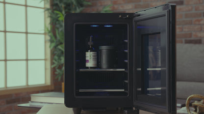 Essential Cooler - Lockable Mini Fridge Temperature & Humidity Control
